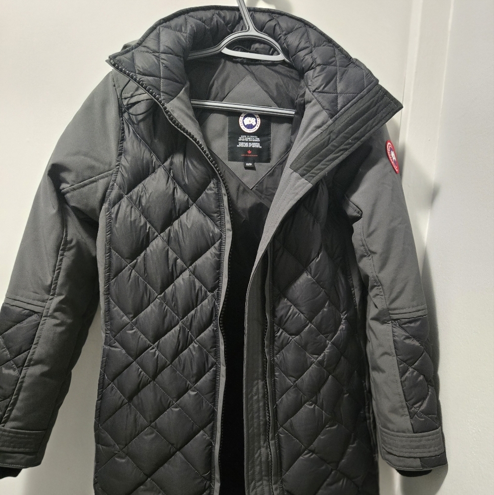 Multi seasonal Canada Goose Black and Grey Quilted Jacket